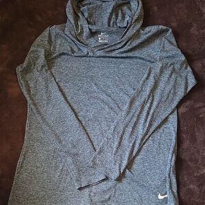 Nike Heathered Blue/Black Longsleeve
